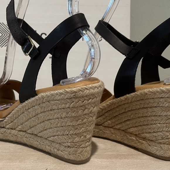 Eric Michael Tabitha Woven Espadrille Wedge Sandal Size 39EU - Picture 7 of 12